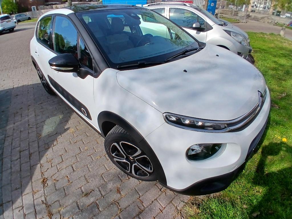 Citroën C3 1.2 Puretech 110pk S&S 2017 Wit, Auto's, Citroën, Bedrijf, C3, ABS, Airbags, Airconditioning, Bluetooth, Boordcomputer