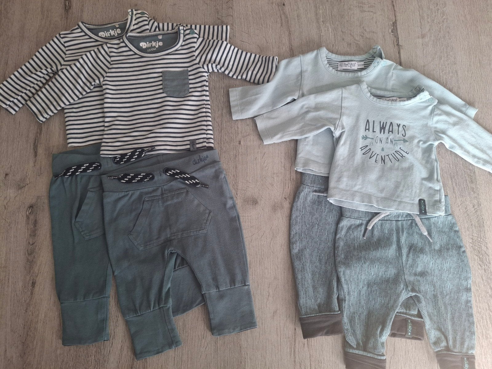 4 Dirkje setjes maat 50 voor tweeling, Dirkje, Ophalen of Verzenden, Zo goed als nieuw, Setje