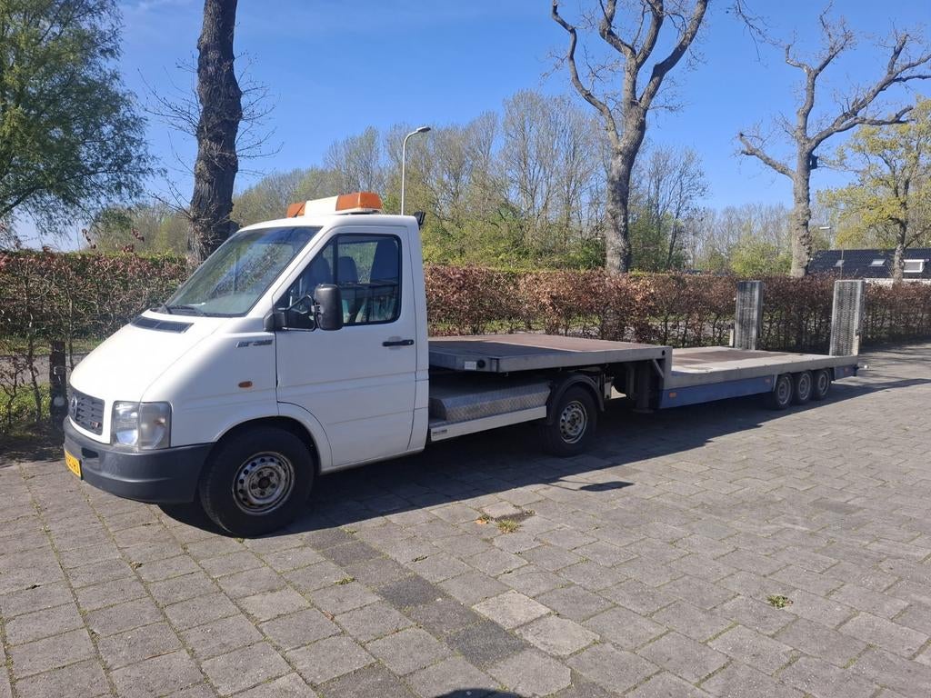 BE-Combi ultralight VW LT 2.8 TDI met kuiper oplegger 3240kg, Auto's, Bestelauto's, 4 cilinders, 157 pk, Volkswagen, Wit
