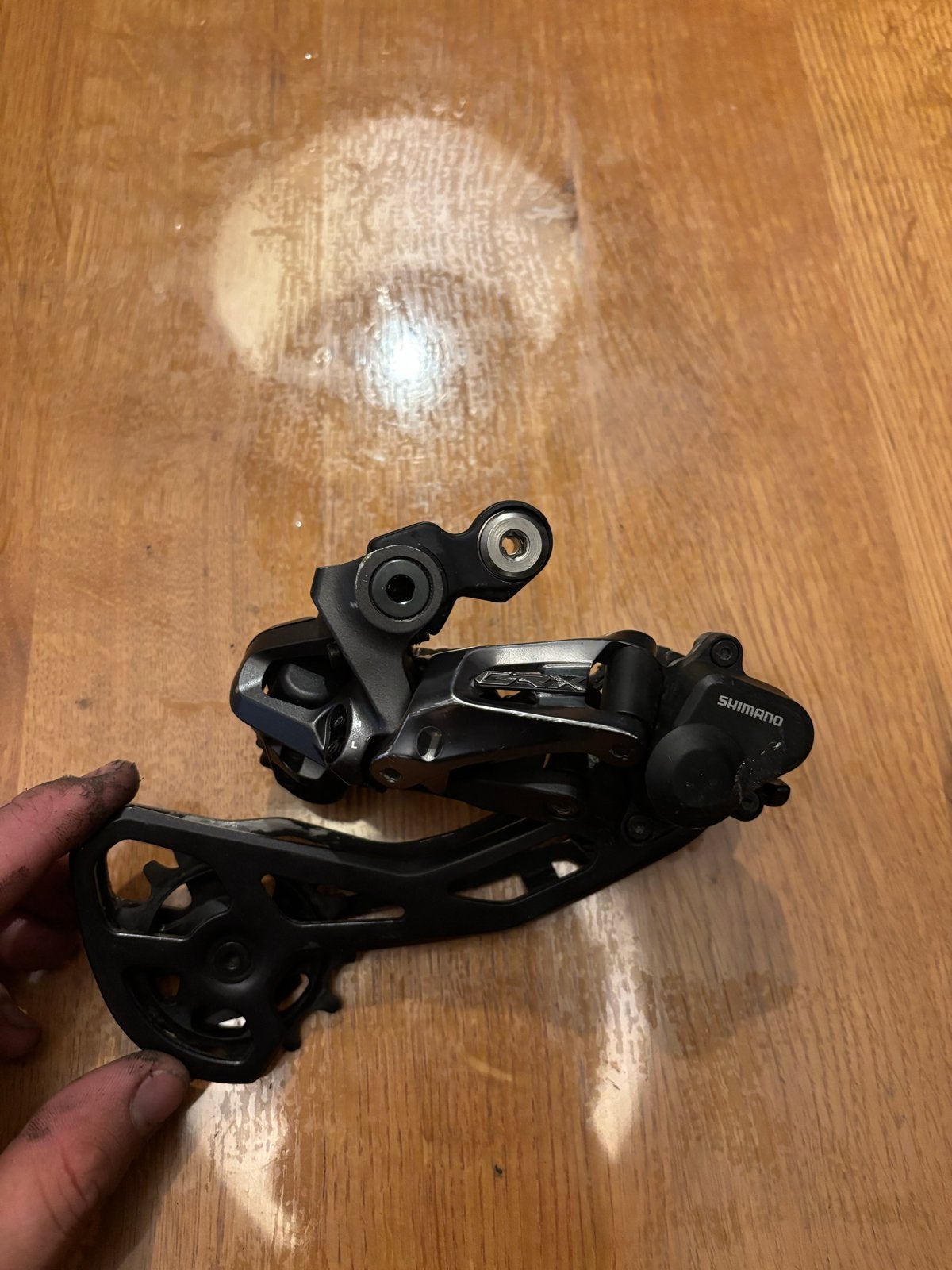 Shimano GRX 11-speed Di2 Achterderailleur, Gebruikt, Overige materialen, Ophalen of Verzenden, Gravelbike