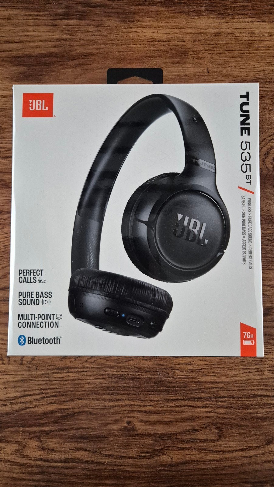 JBL Tune 535 BT Koptelefoon, Audio, Tv en Foto, Ophalen of Verzenden, Nieuw, Overige merken, Draadloos