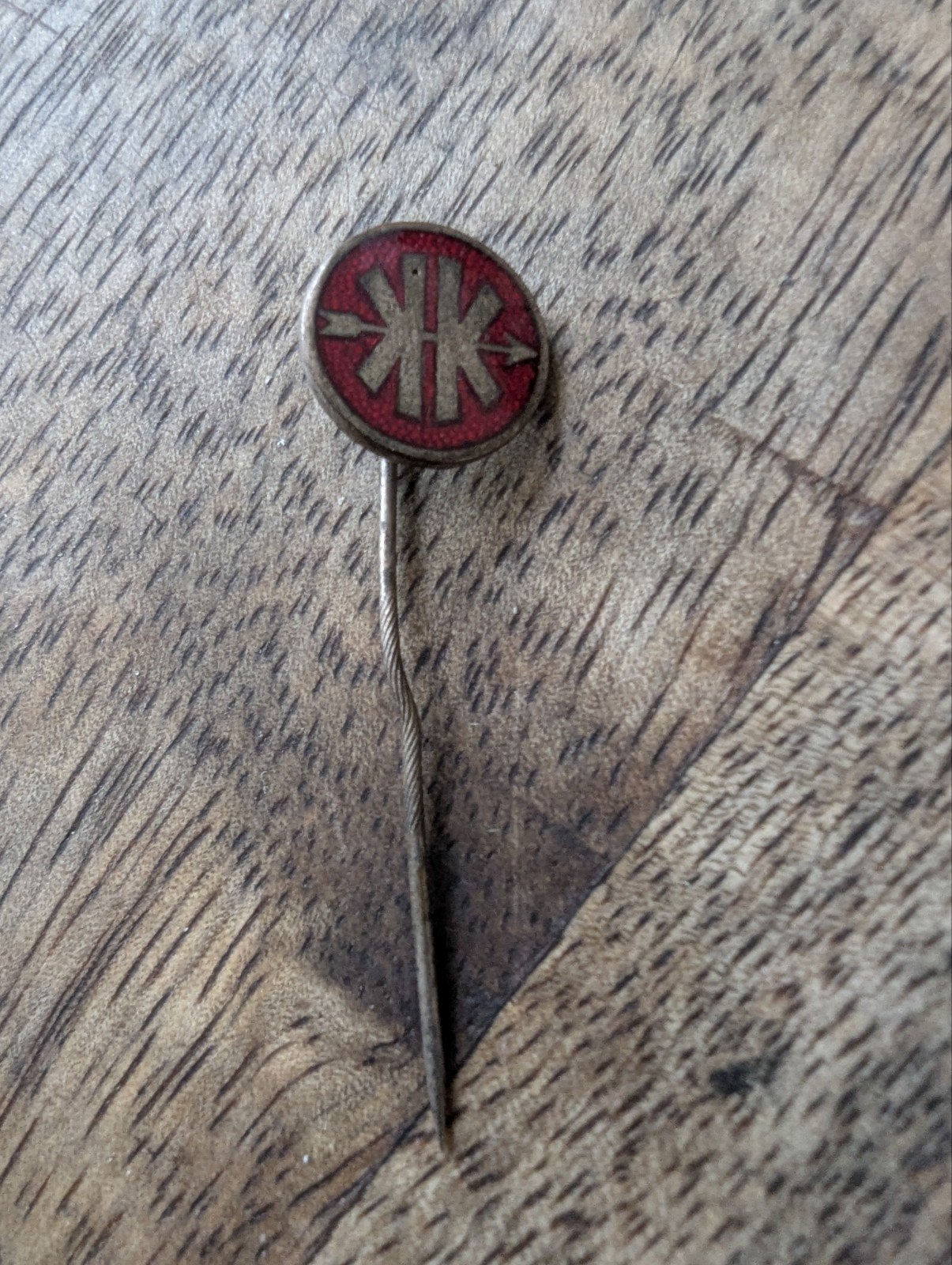 Vintage speldje met kreidler logo, Ophalen of Verzenden, Gebruikt
