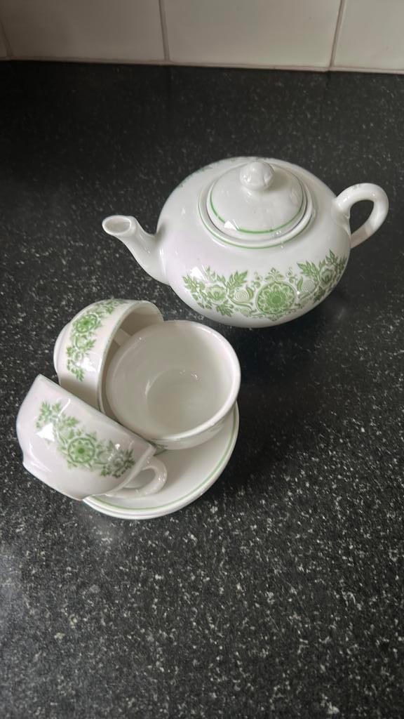 Vintage Douwe Egberts kinderserveis onderdelen., Ophalen of Verzenden