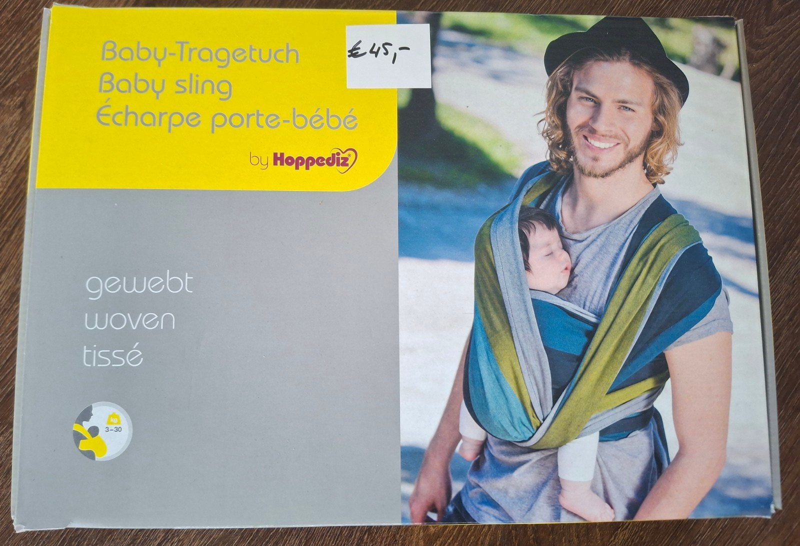 Hoppediz Baby-Tragetuch - Zo goed als nieuw, Draagdoek, Buik of Rug, Zo goed als nieuw, Ophalen