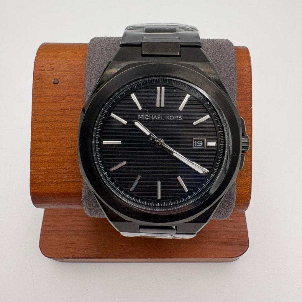 Michael Kors MKO1180 Callum Black herenhorloge - Nieuw, Sieraden, Tassen en Uiterlijk, Horloges | Kinderen, Ruilrijk, Nieuw, Info@ruilrijk.nl