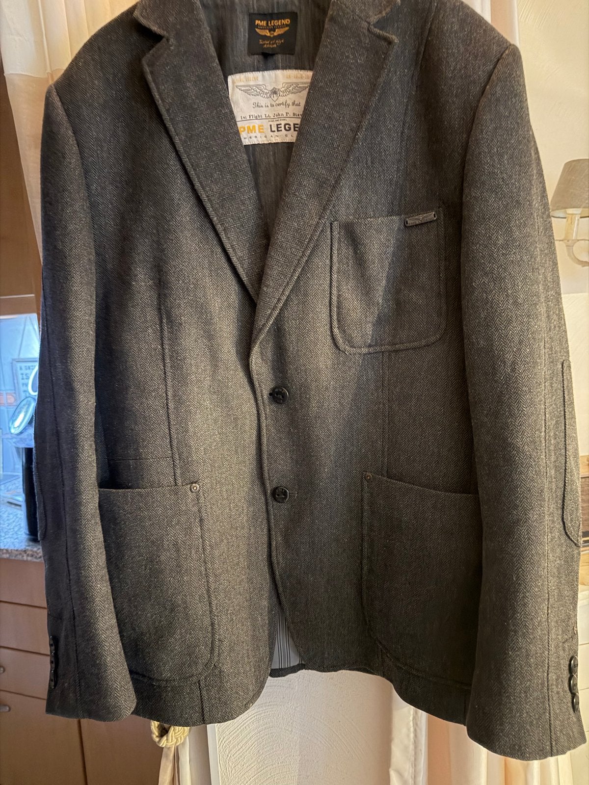 PME Legend colbert/jasje - Maat XL - Zo goed als nieuw, Ophalen of Verzenden, Zo goed als nieuw, Maat 56/58 (XL), Grijs