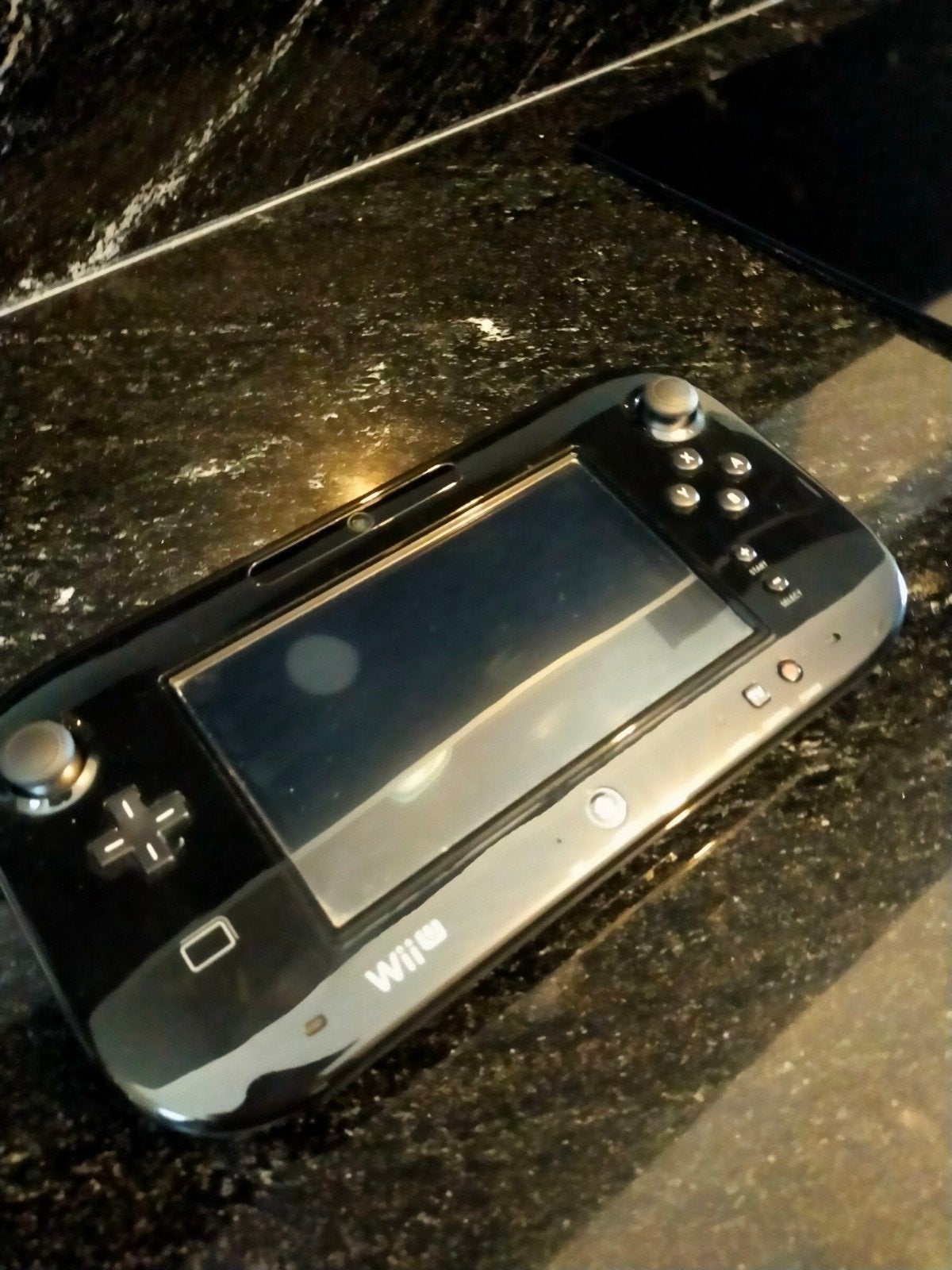 Nintendo Wii U GamePad Zwart  goede staat!, Ophalen of Verzenden, Zo goed als nieuw