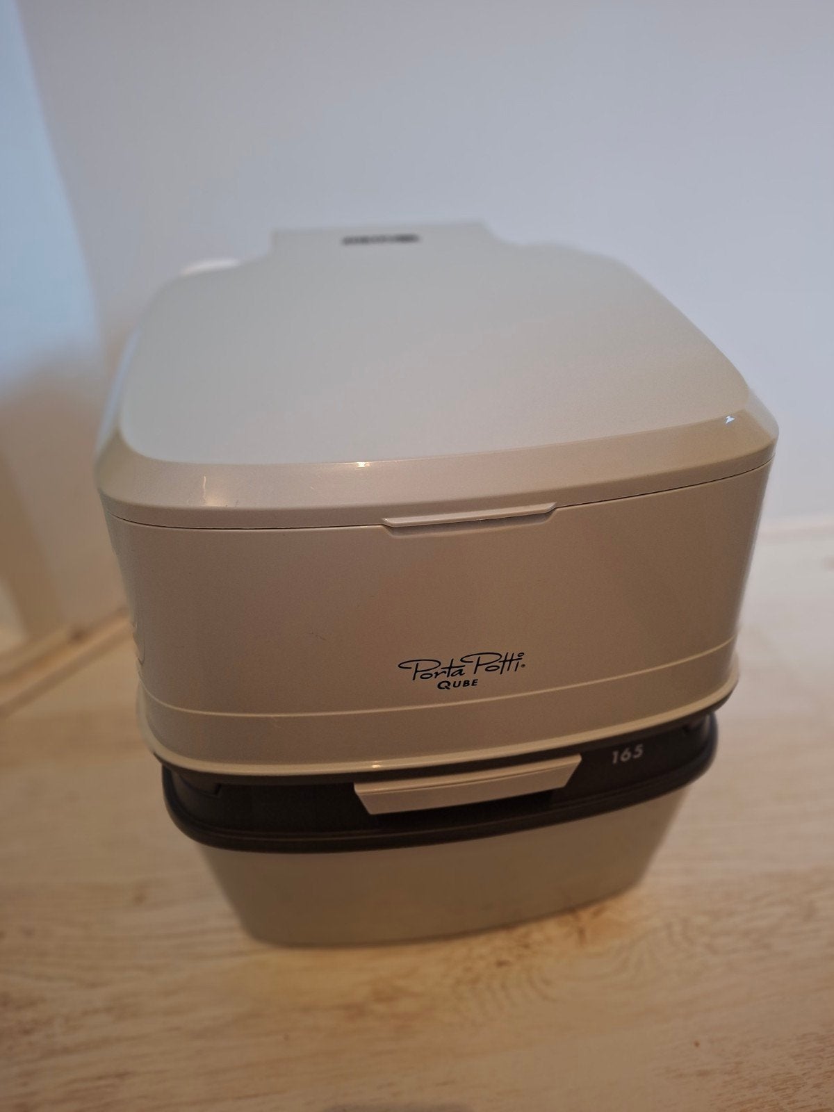 Porta Potti Qube draagbaar toilet - Zo goed als nieuw, Ophalen of Verzenden, Zo goed als nieuw