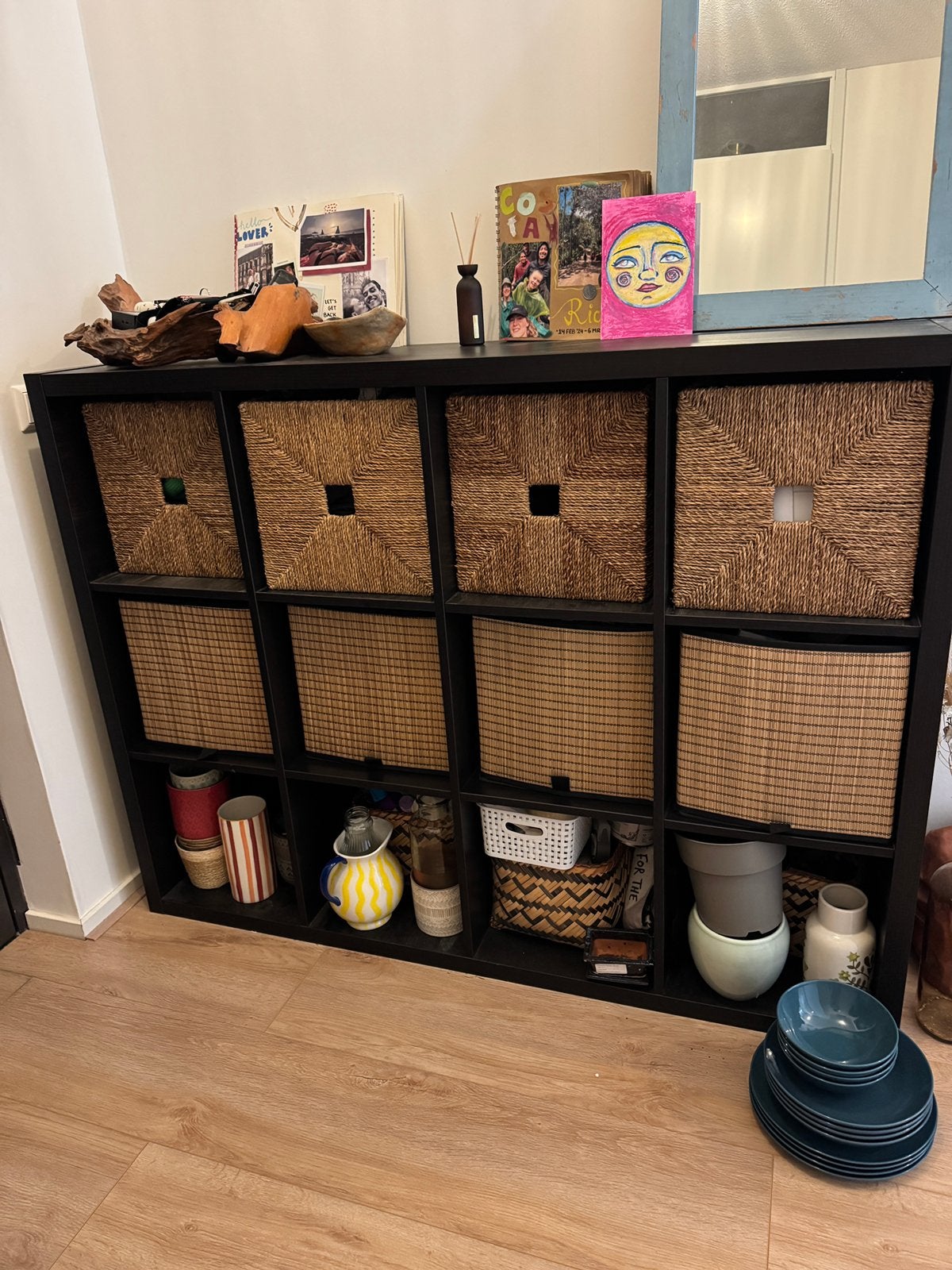 Kallax kast van IKEA Bruin, Ophalen, Gebruikt