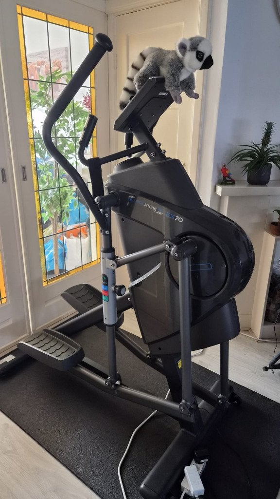 Cardiostrong EX70 crosstrainer incl. mat., Ophalen, Buik, Zo goed als nieuw, Crosstrainer