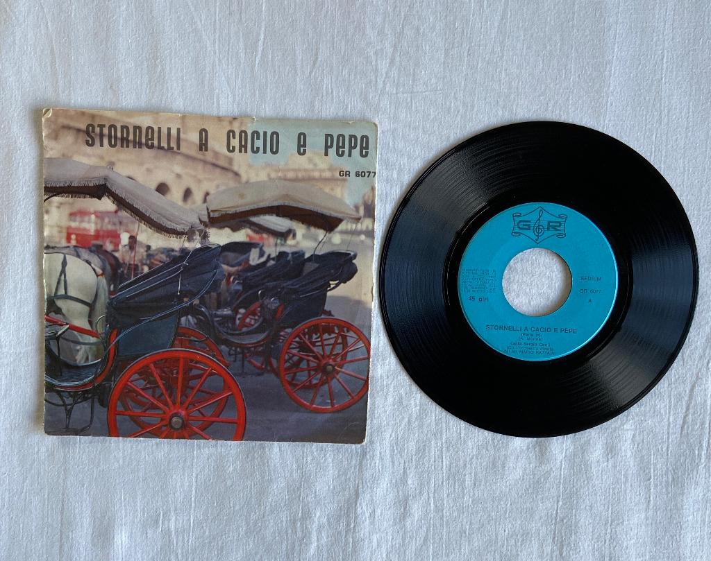 Sergio Conti - stornelli a cacio pepe, Ophalen of Verzenden, Zo goed als nieuw, 7 inch, Single