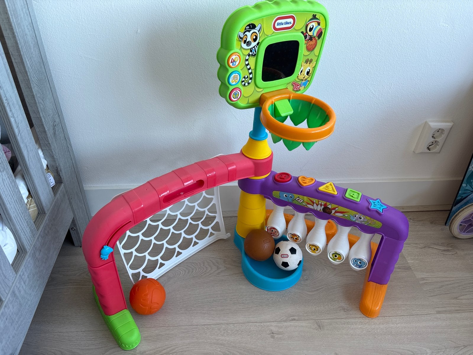 Little Tikes 3-in-1 Sportcentrum met ballen, Ophalen, Gebruikt, Overige typen