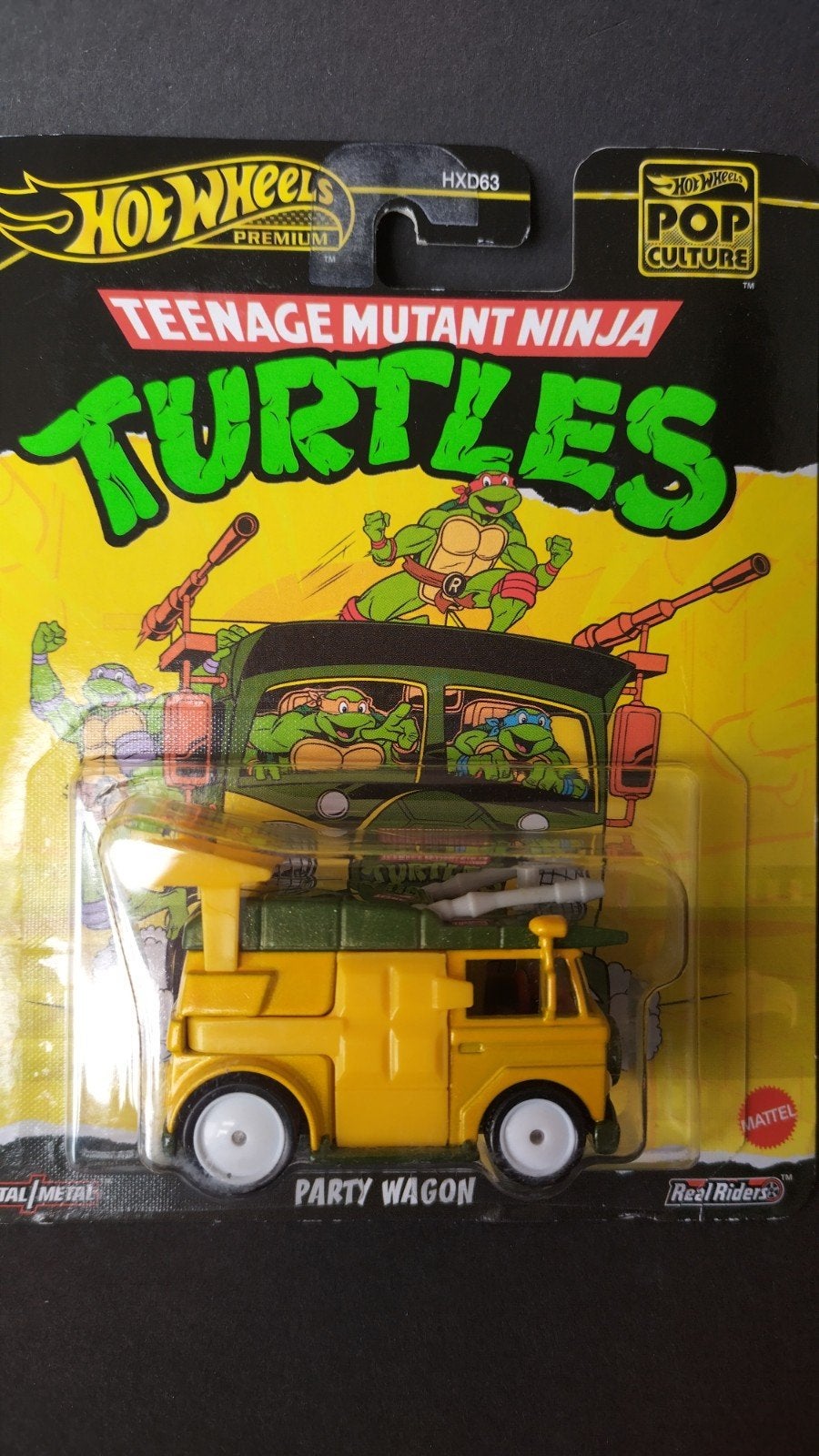 Turtles Party Wagon 1:64 Hotwheels Premium Pol, Auto, Verzenden, Nieuw, M
