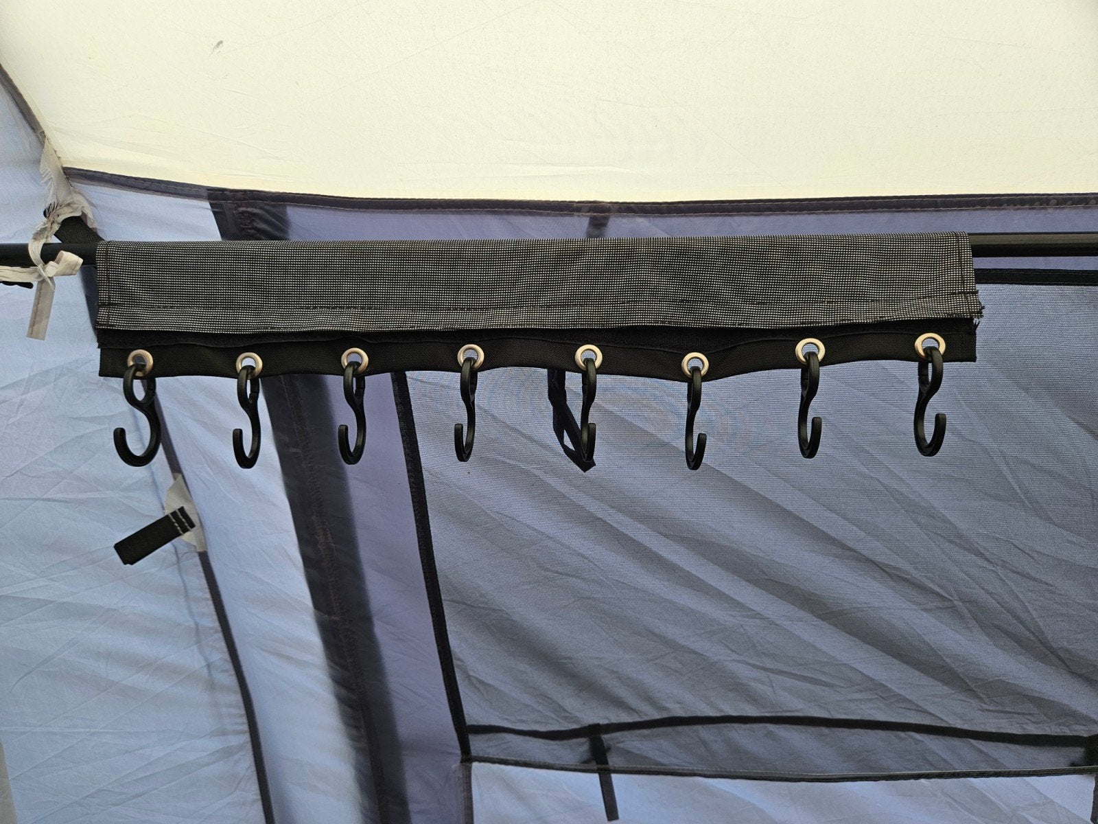 Kapstok met klittenband voor tent/caravan, Caravans en Kamperen, Ophalen of Verzenden, Gebruikt