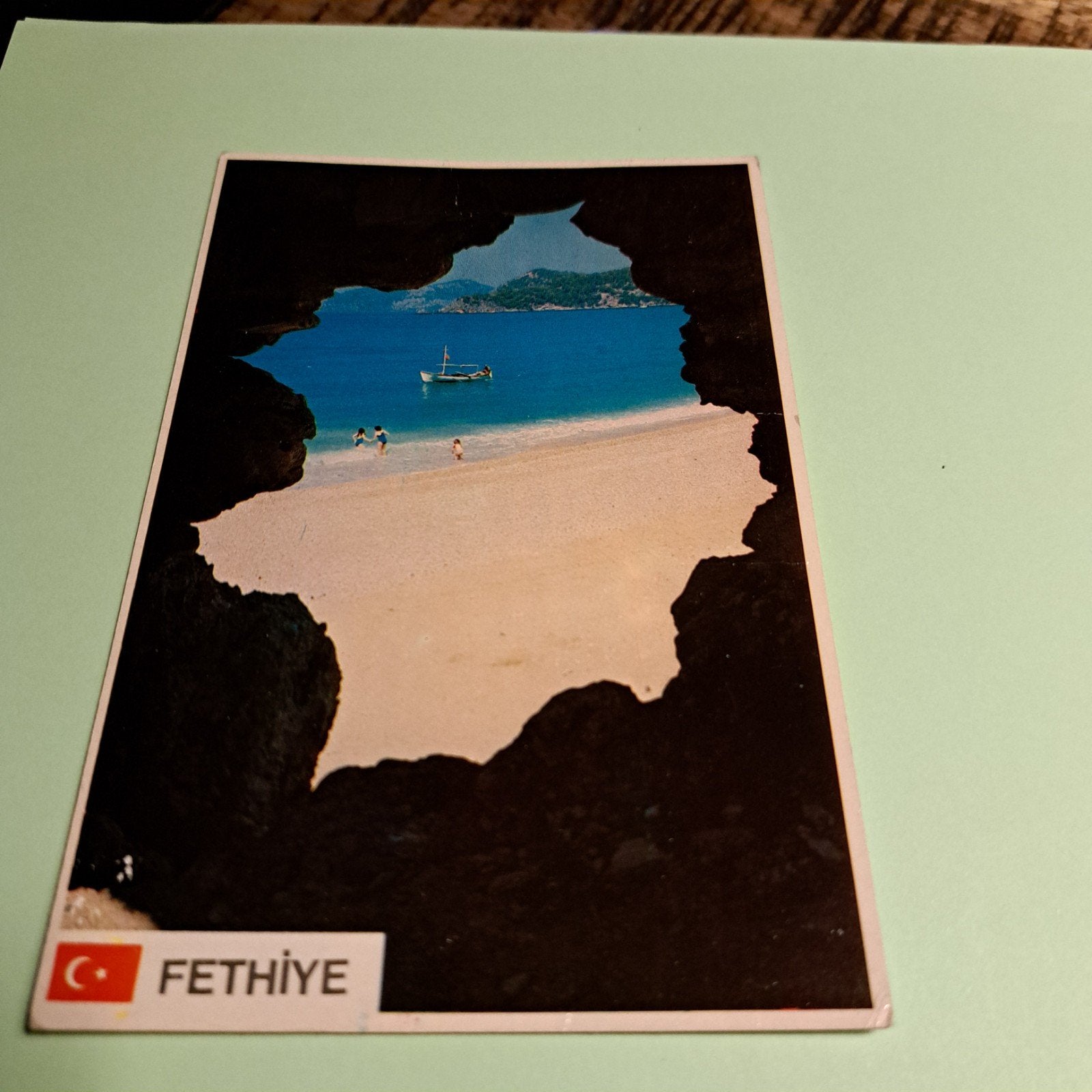 Ansichtkaart Fethiye, Turkije - Aşıklar Mağarası, Verzamelen, Ophalen of Verzenden, 1980 tot heden, Ongelopen, Buiten Europa