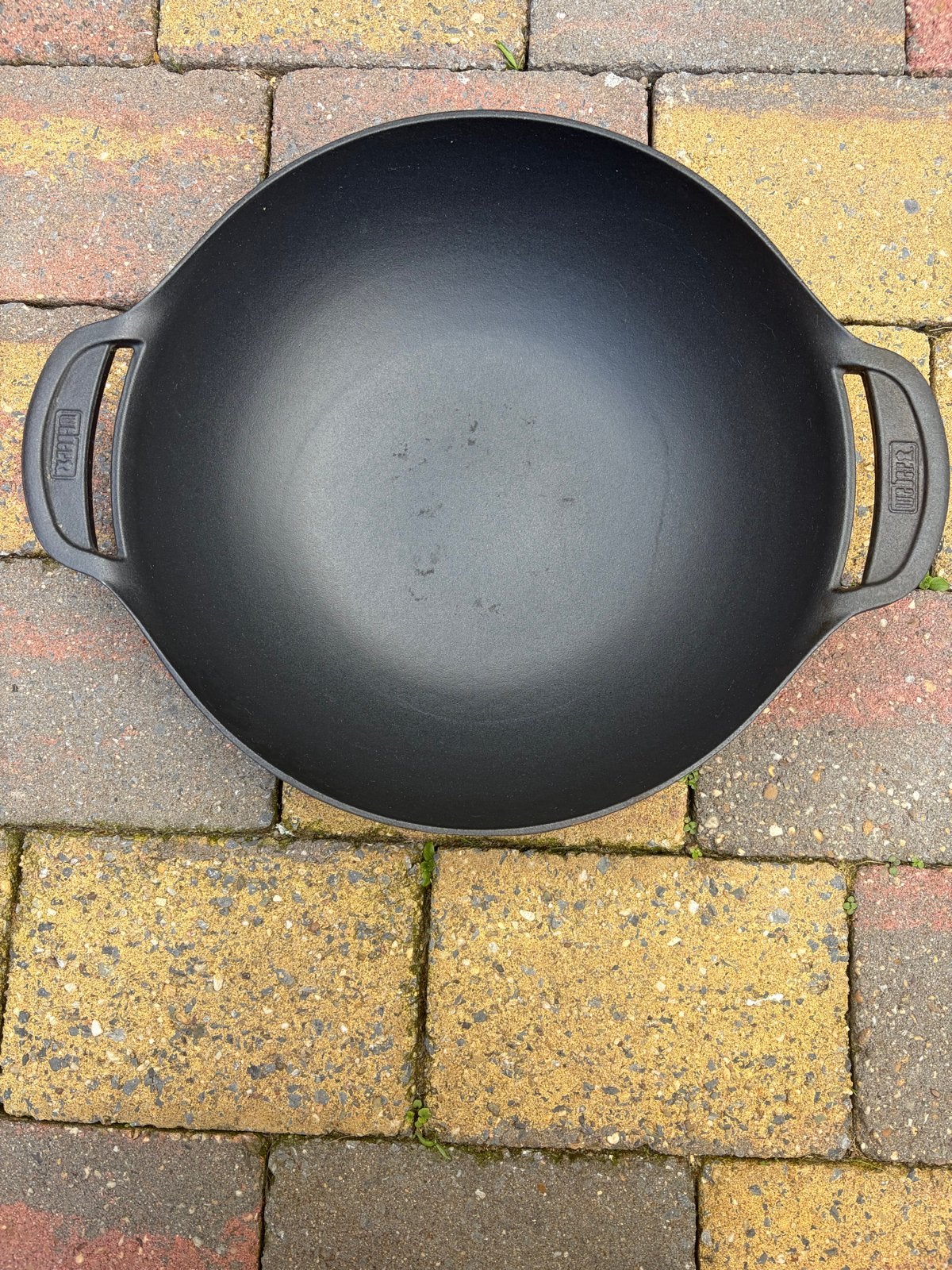 Weber Crafted Wok  - Gietijzeren Wokpan, Ophalen of Verzenden, Zo goed als nieuw
