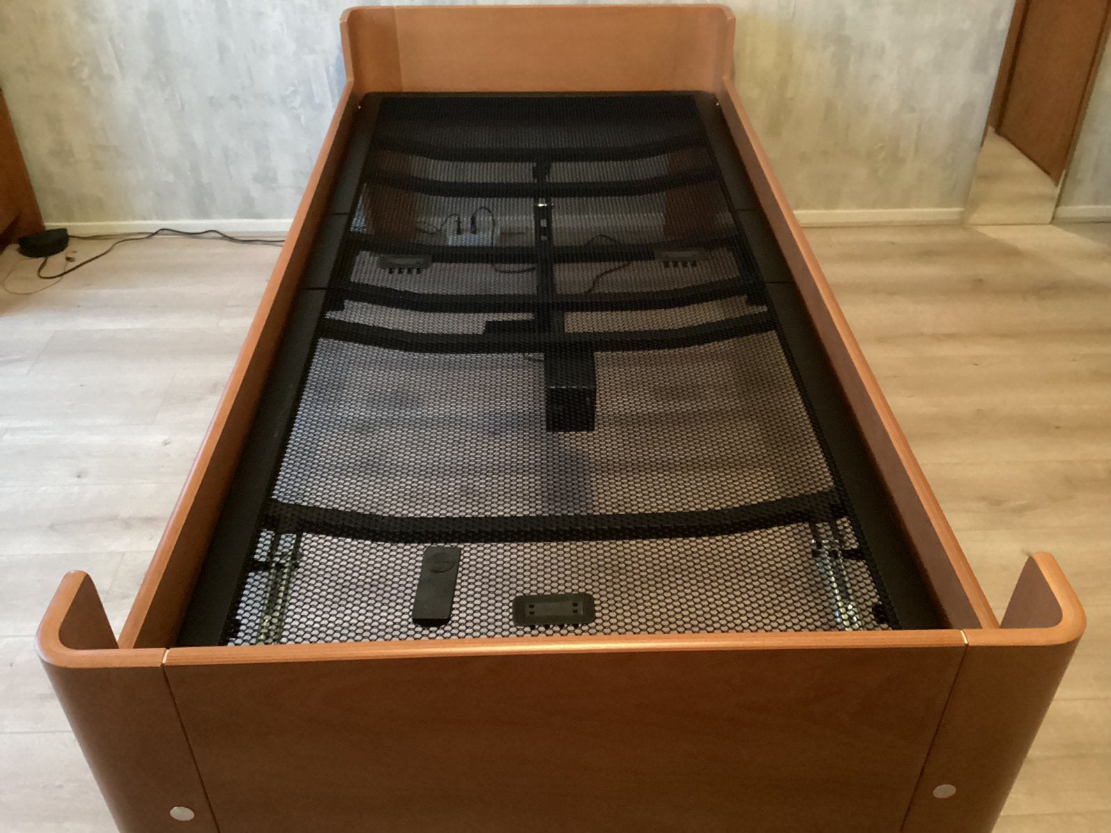 Auping Auronde Senioren ombouw bed, Ophalen, 90 cm, Eenpersoons, Zo goed als nieuw