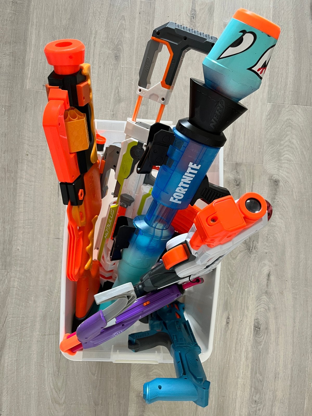 Set Nerf speelgoed pistolen 6 st, Roblox, Fortnite, Ophalen