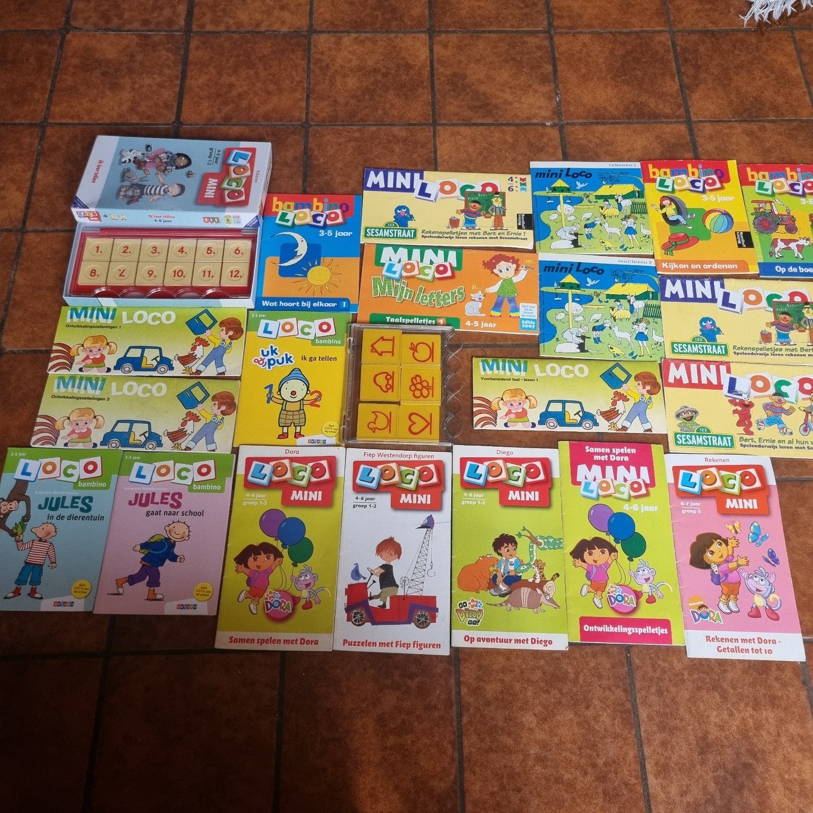 Grote collectie Mini Loco en Loco Bambino spellen, Ophalen of Verzenden