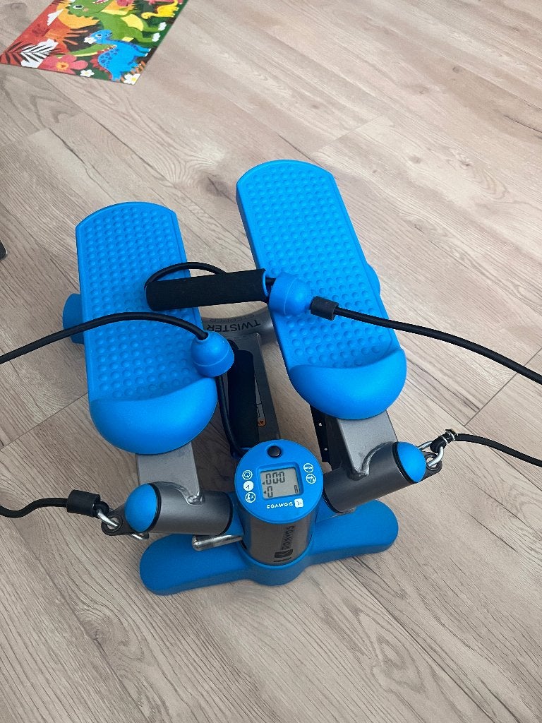 Domyos Mini-Stepper Twister met elastieken en display, Ophalen, Gebruikt, Benen, Stepapparaat