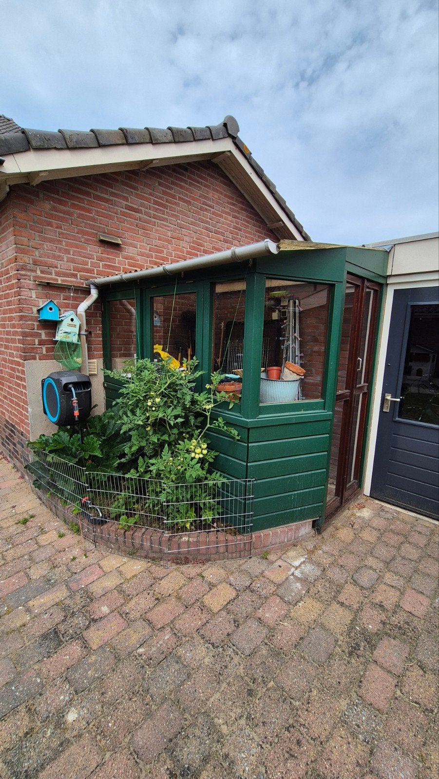 GRATIS tuinhuis/ kas, Tuin en Terras, Kassen, Overige materialen, Gebruikt, Muurkas, Overige materialen