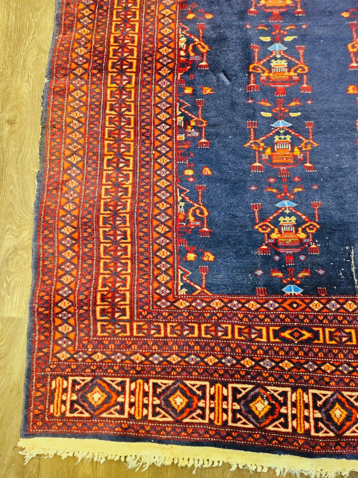 Oosters Handgeknoopte Loper. Prachtige kleuren en patronen!, 200 cm of meer, Zo goed als nieuw, Oosters, Rechthoekig