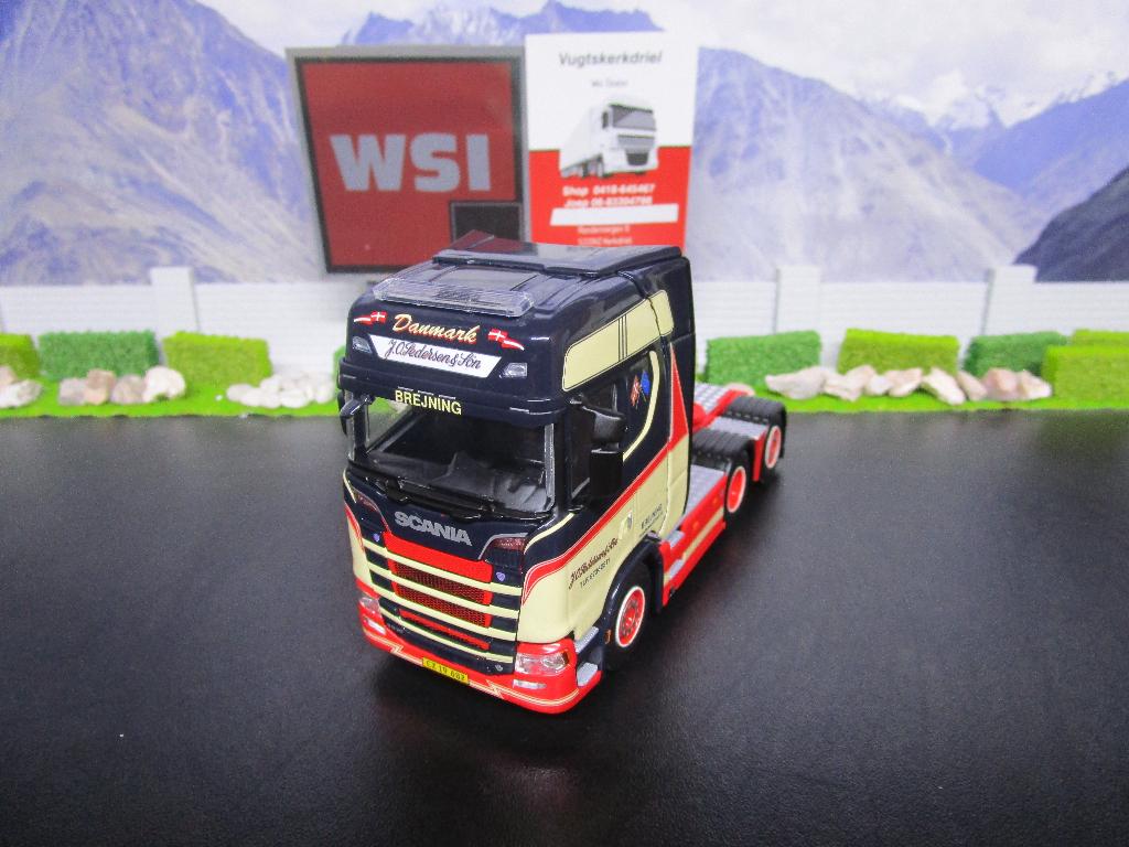Wsi 01-4362 Scania S Highline CS20H 6x2 , J.O. Pedersen, Hobby en Vrije tijd, Modelauto's | 1:50, Ophalen, Nieuw, Bus of Vrachtwagen
