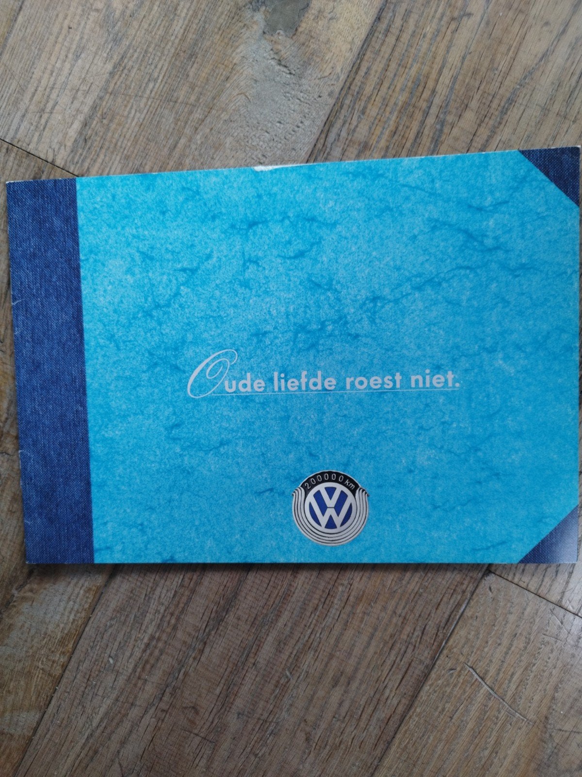 Volkswagen 'Oude liefde roest niet' brochure 1992, Gelezen, Volkswagen, Ophalen of Verzenden, Volkswagen