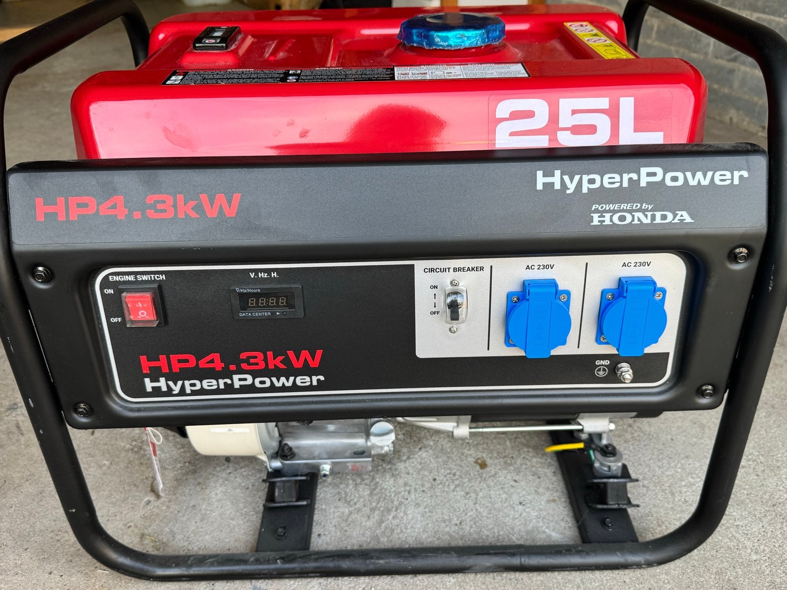 HyperPower HP4.3kW Aggregaat - Honda GP200 Motor, Ophalen