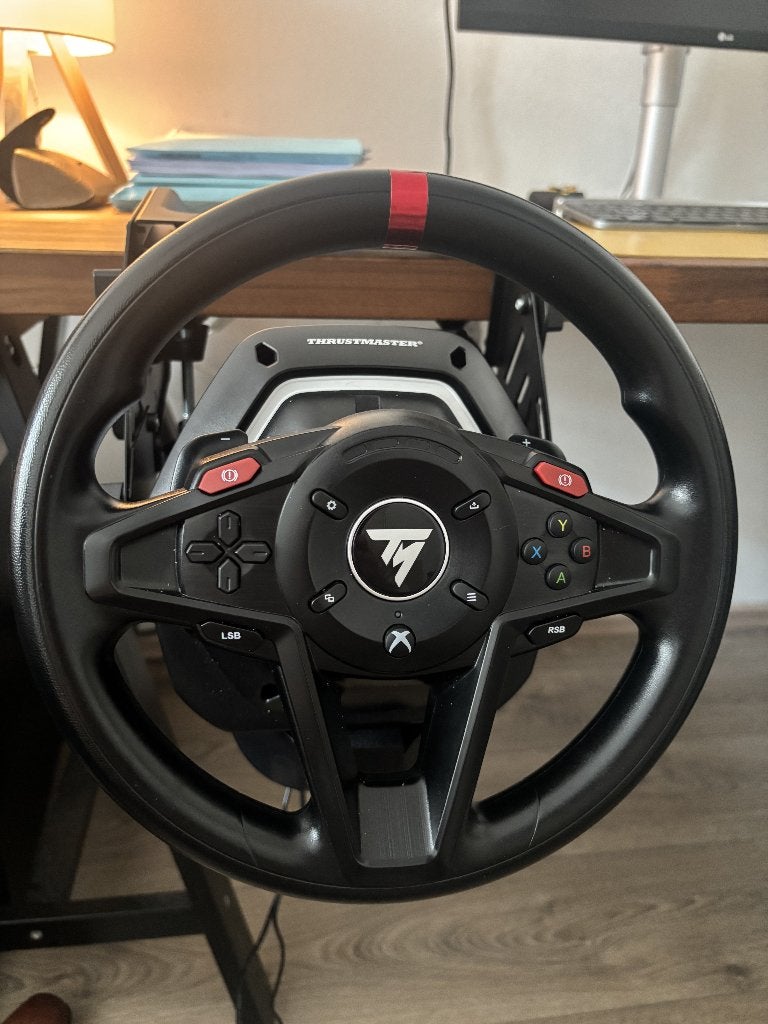 Thrustmaster T128 racestuur incl. SimTask Steering Kit, Ophalen, Zo goed als nieuw, Thustmaster