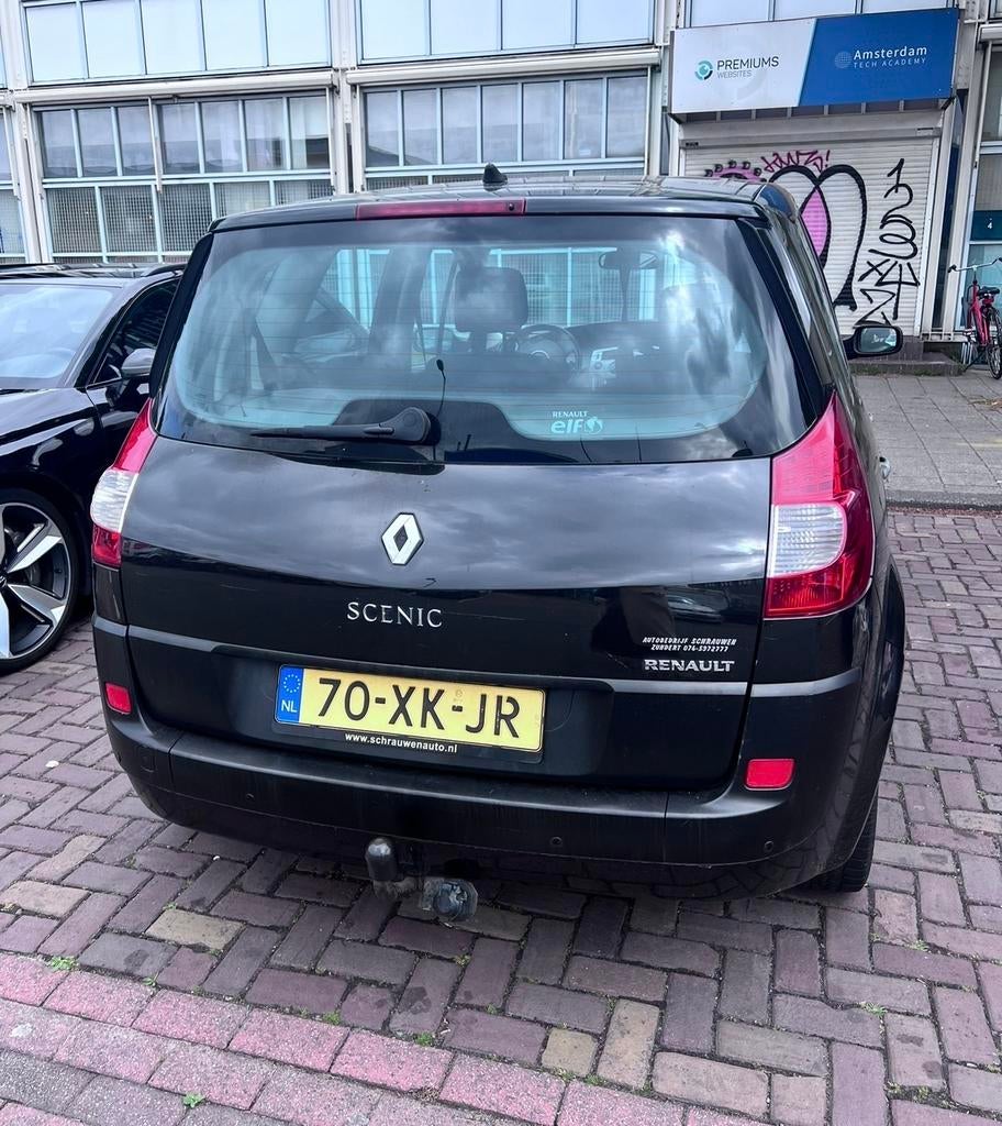 Renault Scénic 2.0 16V 99KW 2007 Zwart, Auto's, Renault, 1998 cc, 4 cilinders, Zwart, Origineel Nederlands