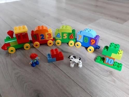 Lego / Duplo getallentrein, Kinderen en Baby's, Speelgoed | Duplo en Lego, Ophalen of Verzenden, Zo goed als nieuw, Complete set