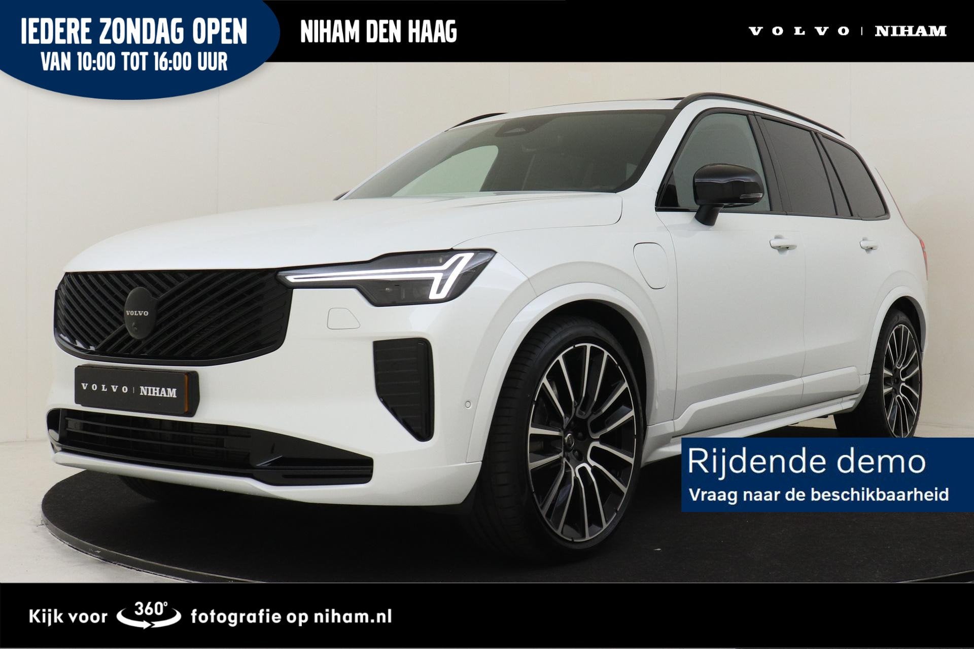 Volvo XC90 II T8 PLUG-IN HYBRID AWD ULTRA BLACK ED. EXEC. -P, 12 maanden, Euro 6, Wit, Vierwielaandrijving