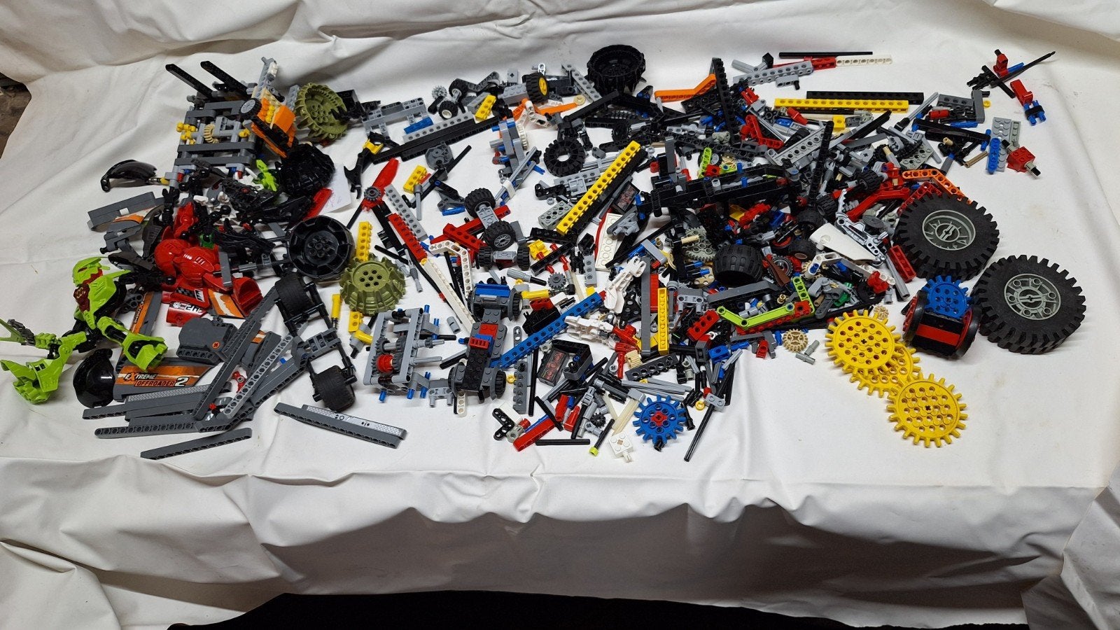 Partij voornamelijk technisch lego, Kinderen en Baby's, Speelgoed | Duplo en Lego, Ophalen of Verzenden, Gebruikt