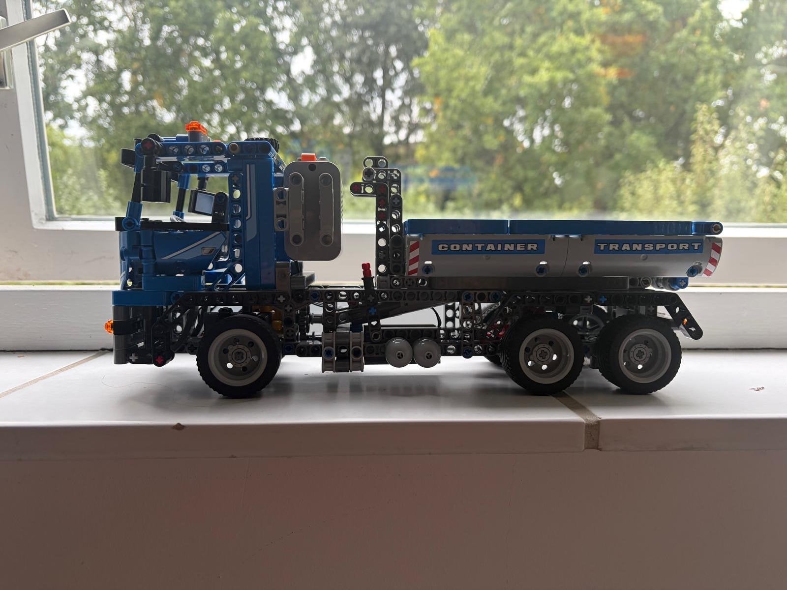 Lego Technic 8052 Container Truck met handleiding, Ophalen, Zo goed als nieuw, Overige merken
