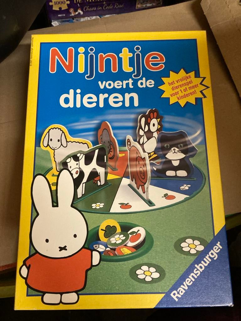 Nijntje voert de dieren - Leuk bordspel voor kinderen, Hobby en Vrije tijd, Gezelschapsspellen | Bordspellen, Een of twee spelers