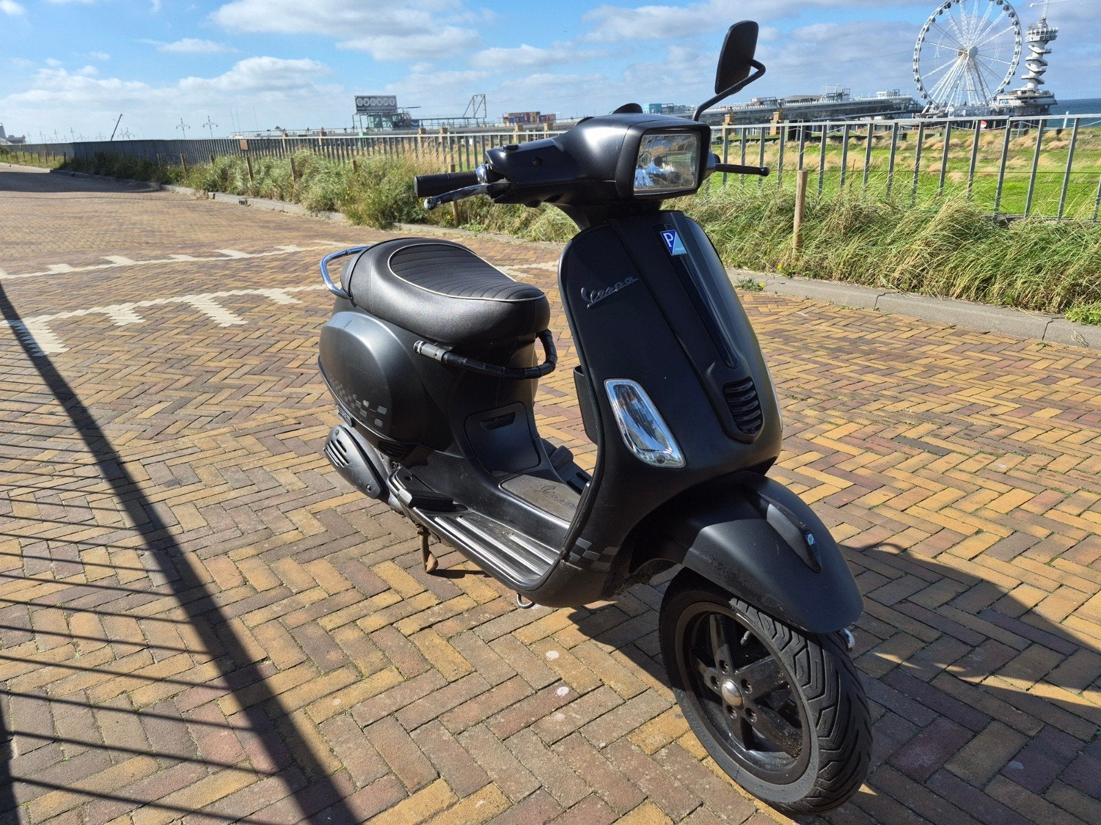 Vespa S Mat Zwart - Goed Onderhouden Scooter, Fietsen en Brommers, Ophalen, Gebruikt, Vespa S, Benzine