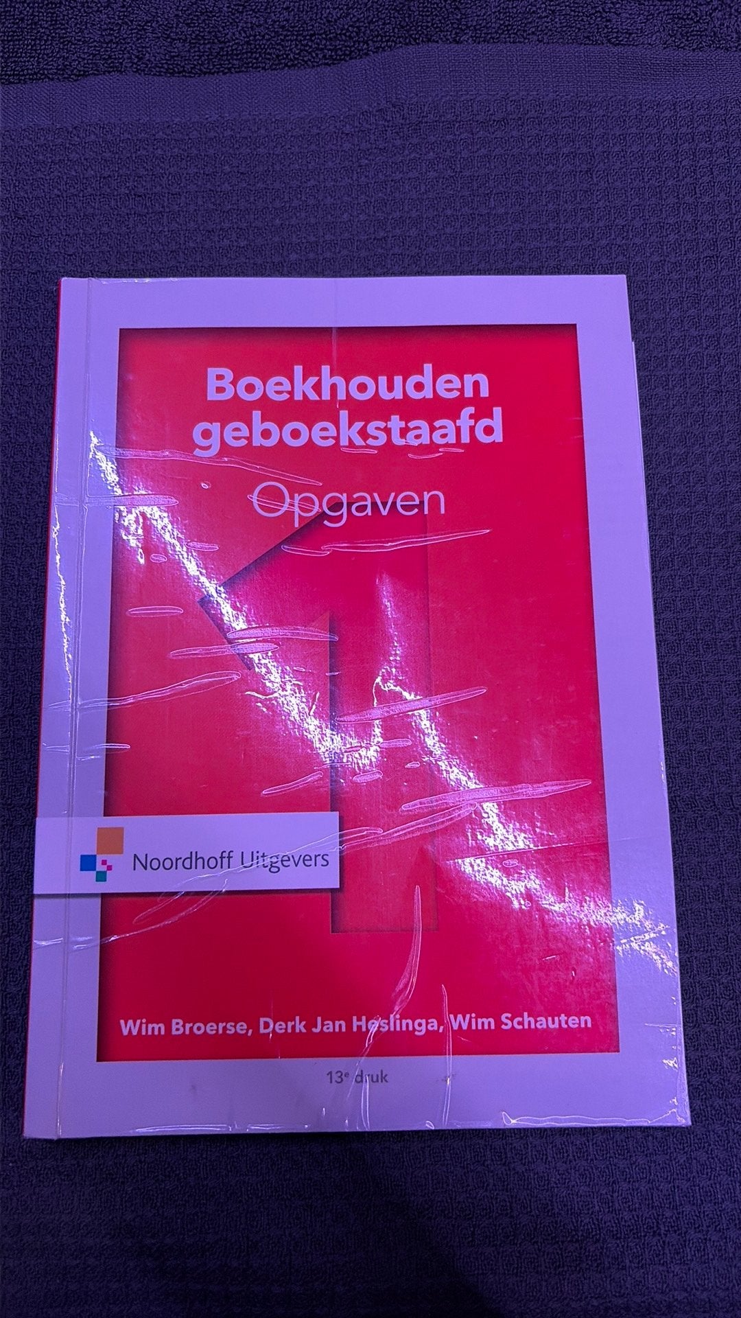 Boekhouden geboekstaafd 1 opgavenboek, Boeken, Ophalen of Verzenden, Zo goed als nieuw, Management