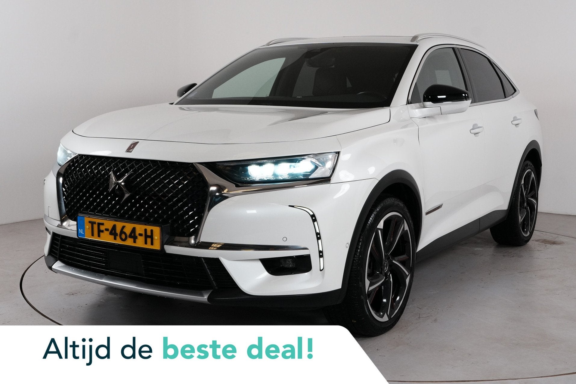 DS 7 Crossback 1.6 PureTech La Premiere | Pano | Leder | Nac, Auto's, Euro 6, 4 cilinders, Adaptive Cruise Control, Wit