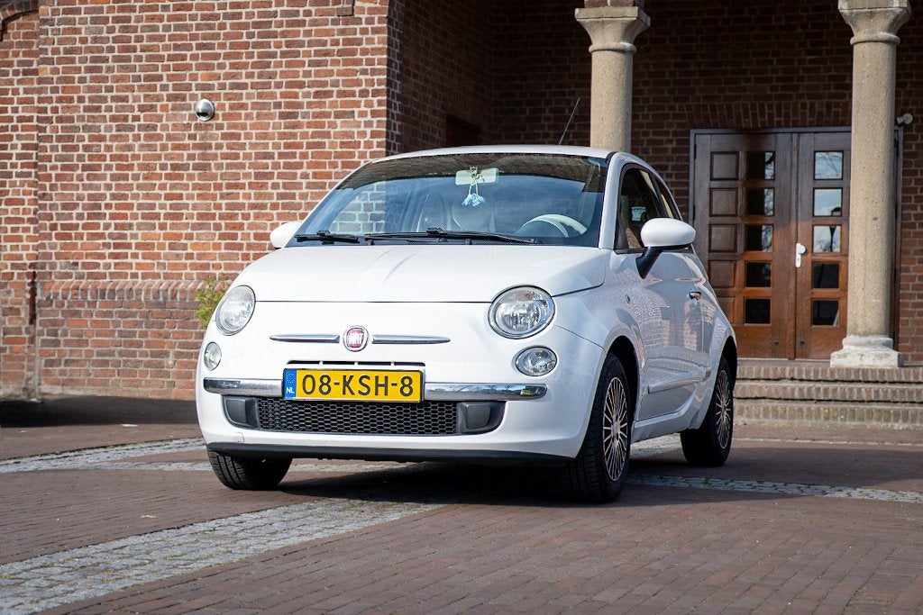 Fiat 500 1.2 AUTOMAAT 51KW 2010 Wit, Ophalen, Gebruikt, Fiat