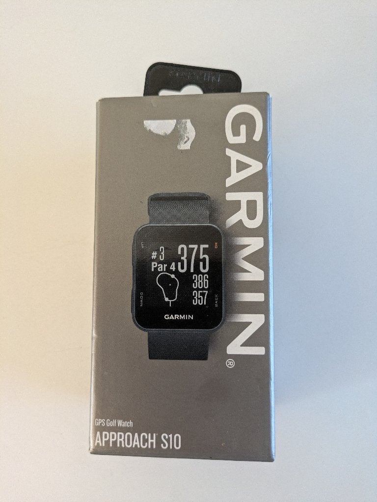 Garmin Approach S10 golfhorloge, GARMIN, Zwart, Ophalen of Verzenden, Zo goed als nieuw