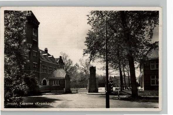 Utrecht Kazerne Kromhout st 1939 uitg. HEMA, Verzenden, 1920 tot 1940, Gelopen, Utrecht