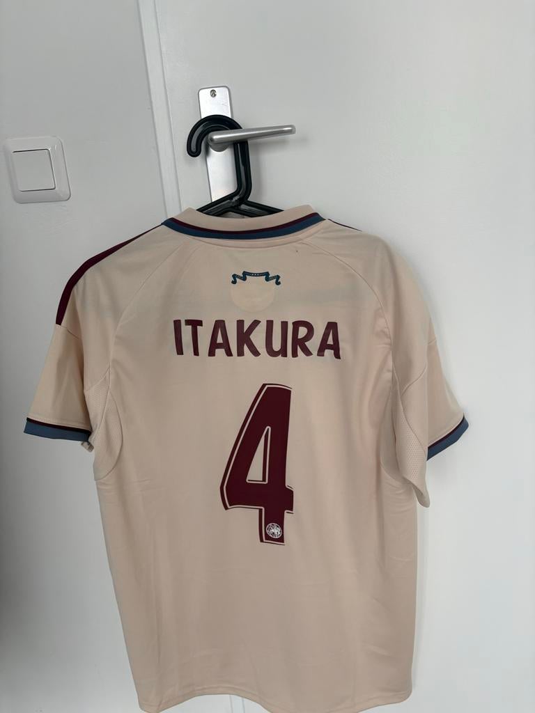 Ajax uitshirt 2026 Itakura maat L pav nec az nac twente, Sport en Fitness, Maat L, Ophalen of Verzenden, Nieuw, Shirt