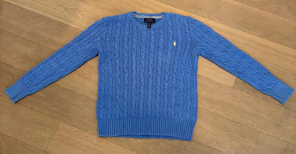 Ralph Lauren kabeltrui (10-12 jr), Gebruikt, Jongen of Meisje, Trui of Vest, Ophalen of Verzenden
