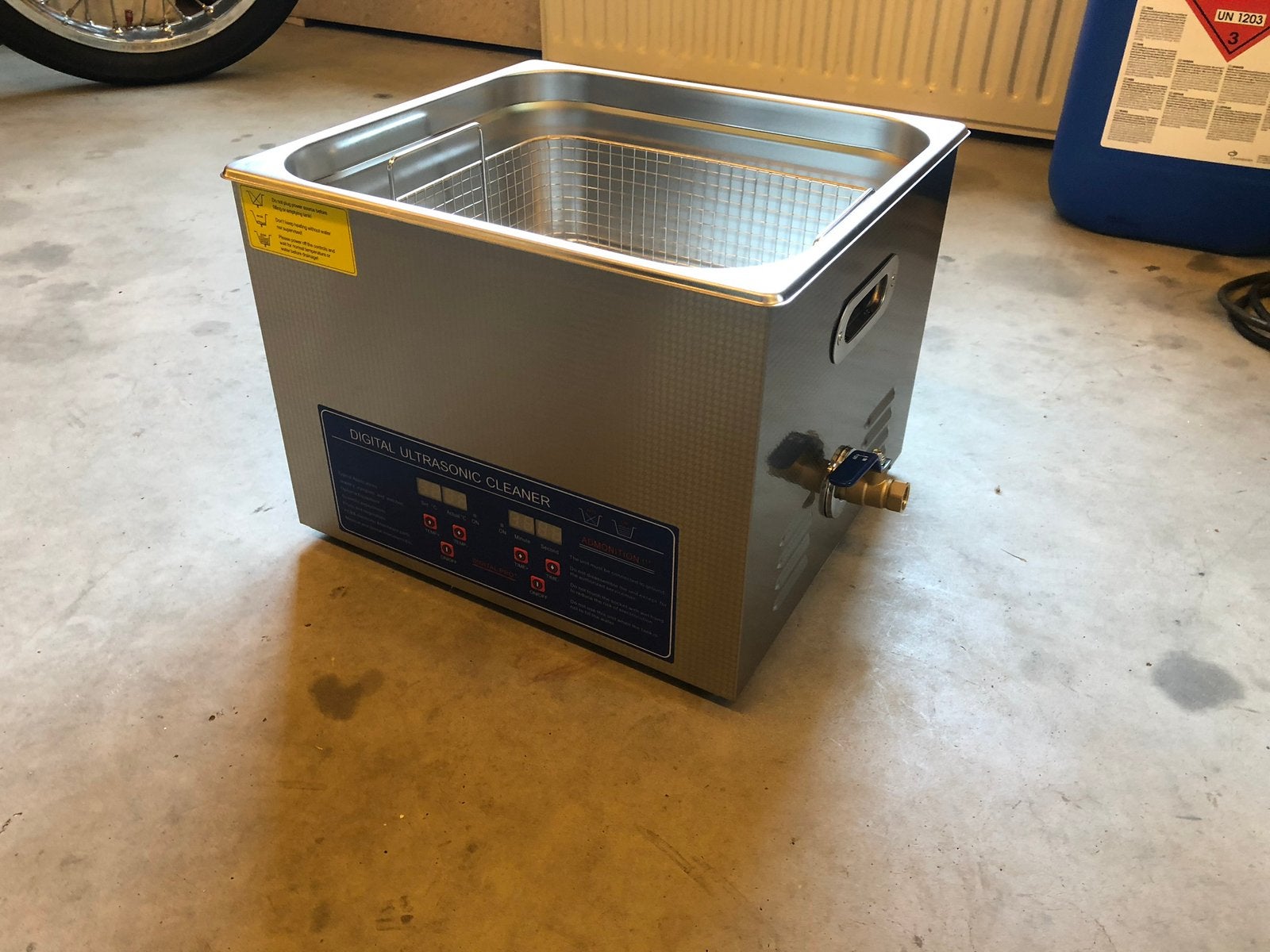 Industriële Ultrasoon Reiniger 15L Ultrasonic Cilinderkop, Doe-het-zelf en Verbouw, ., Overige typen, Nieuw, Ophalen of Verzenden