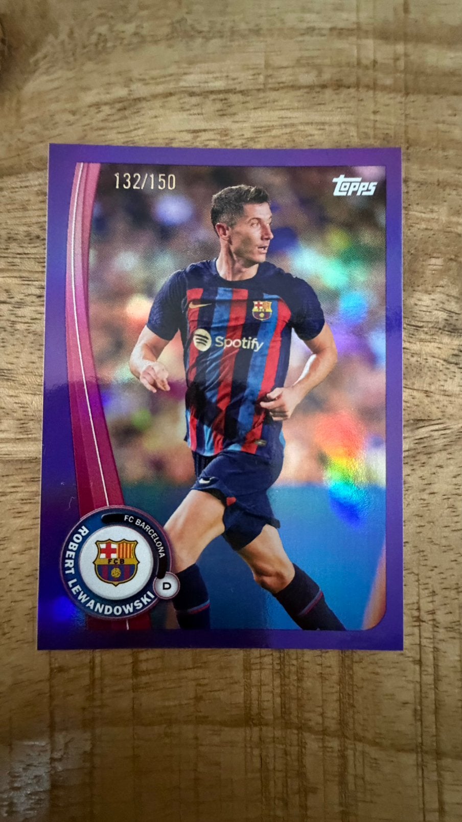 Lewandowski /150 topps, Verzamelen, Sportartikelen en Voetbal, Ophalen of Verzenden, Zo goed als nieuw, Buitenlandse clubs, Spelerskaart