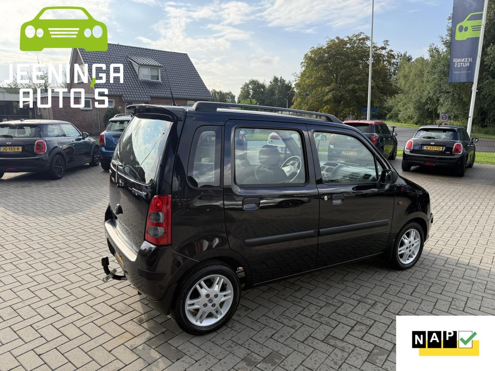 Suzuki Wagon R+ 1.2 Comfort |Airco|PDC|Trekhaak, Auto's, Voorwielaandrijving, Stof, Zwart, 4 cilinders
