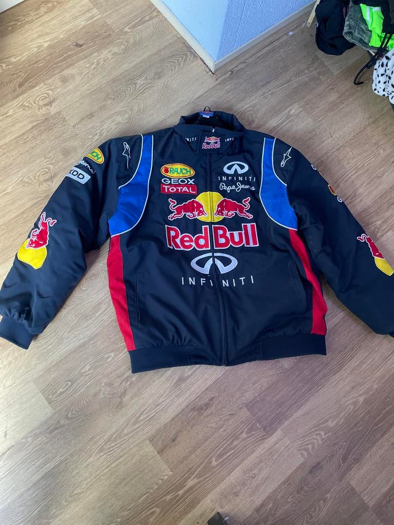 Red Bull Racing Jas - Comfortabel & Stijlvol - Maat XL, Ophalen of Verzenden, Gedragen, Maat 56/58 (XL), Blauw