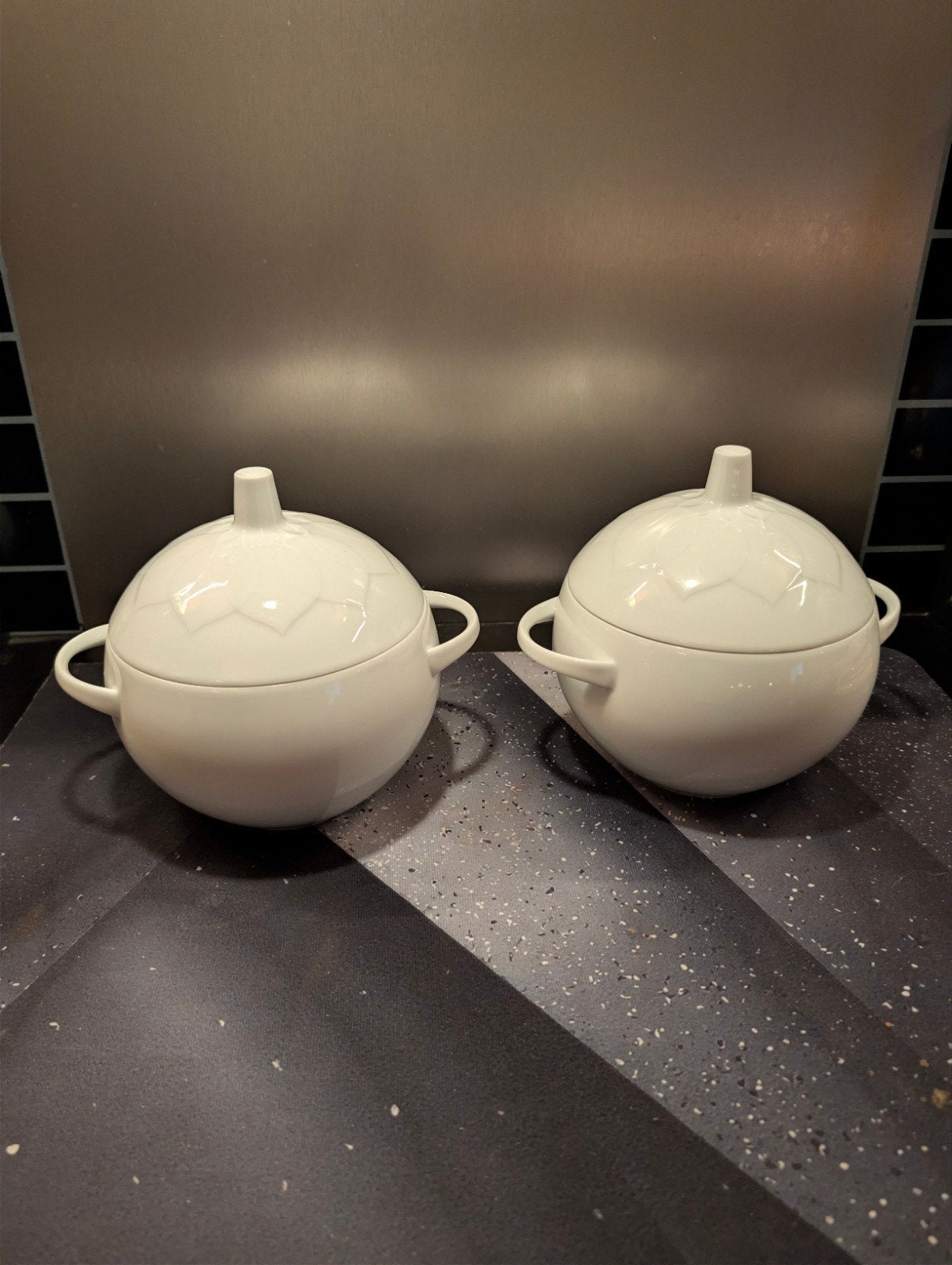 Rosenthal Studio-Line Lotus Weiss Deksel terrine twee stuks., Ophalen of Verzenden