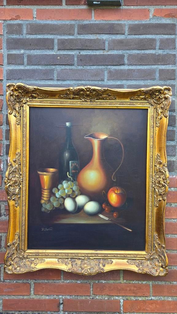 Prachtige schilderij olie verf 76x65, Ophalen of Verzenden